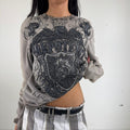 Vintage Y2K Prepotente Thermal - Men's Grey (M)