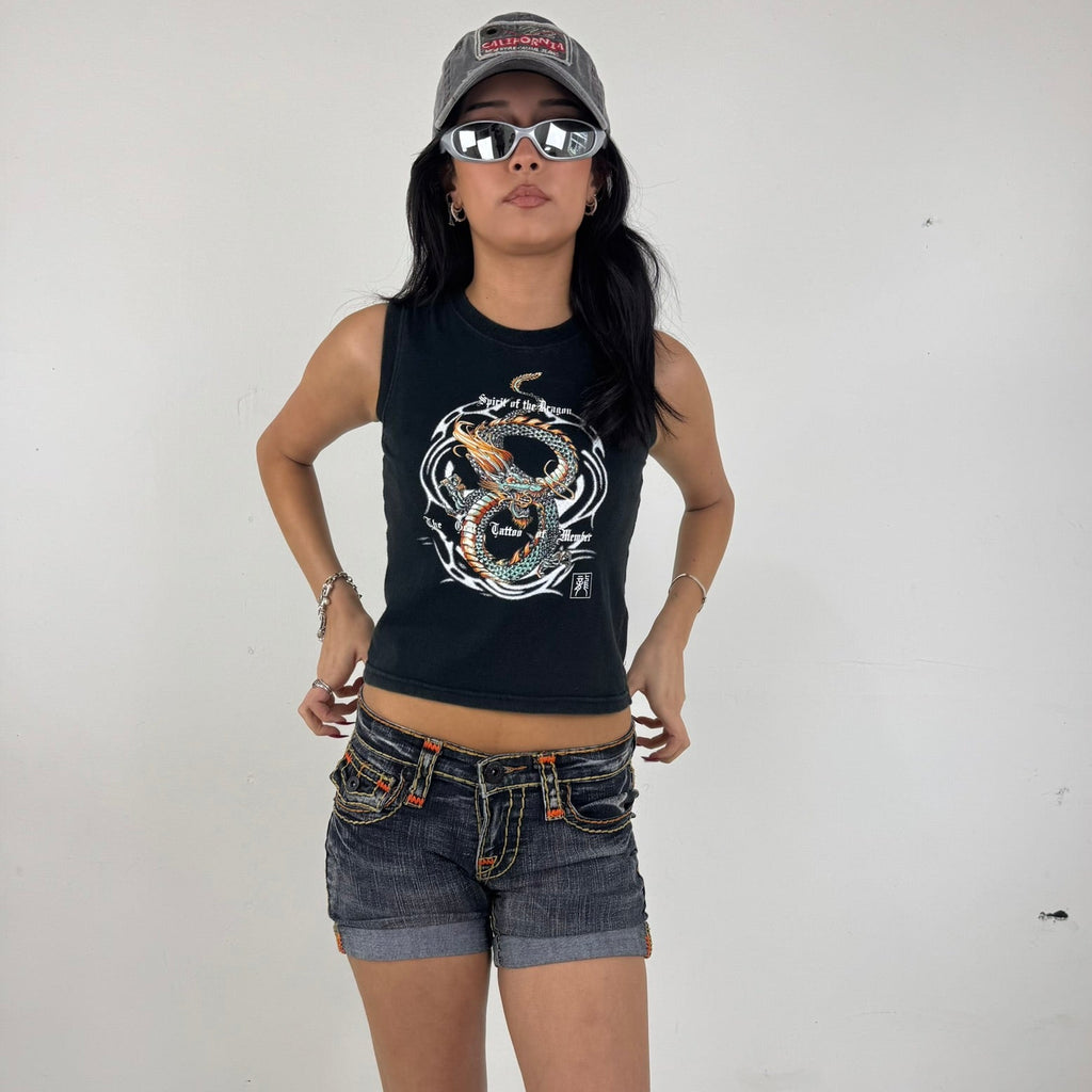 Women's 4 Piece Festival Bundle - Black & Denim (S/M)