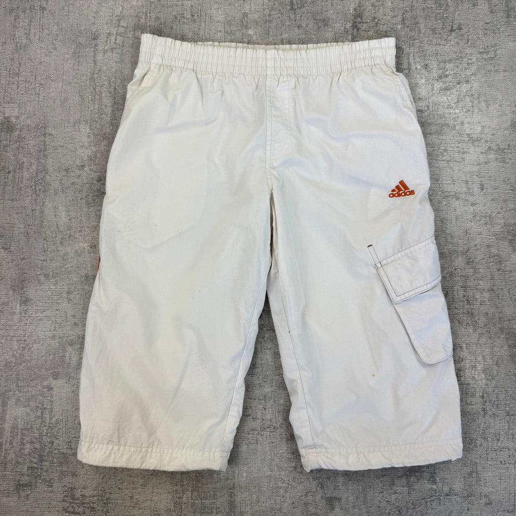Vintage Adidas Capris - Women's White (M)