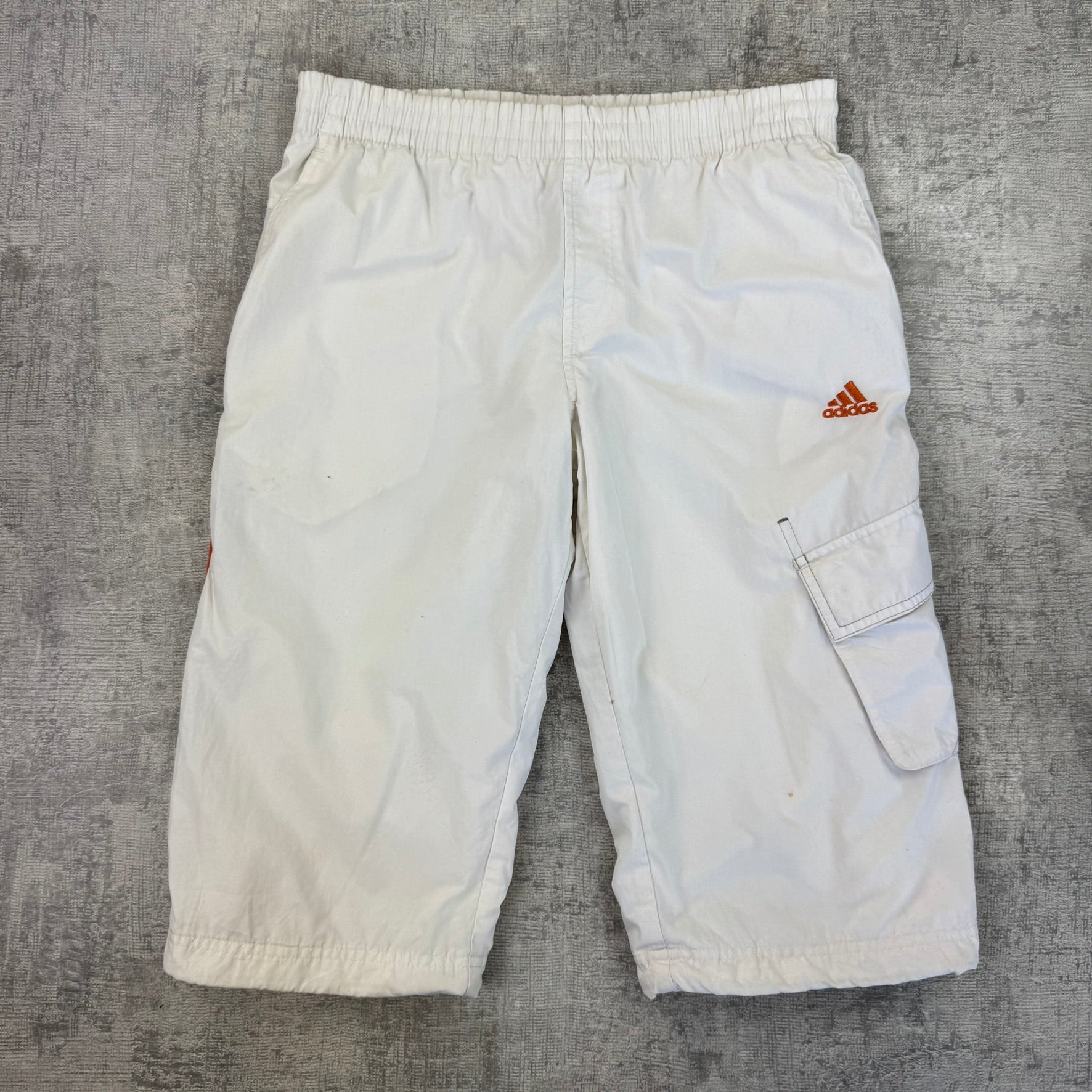 Vintage Adidas Capris - Women's White (M)