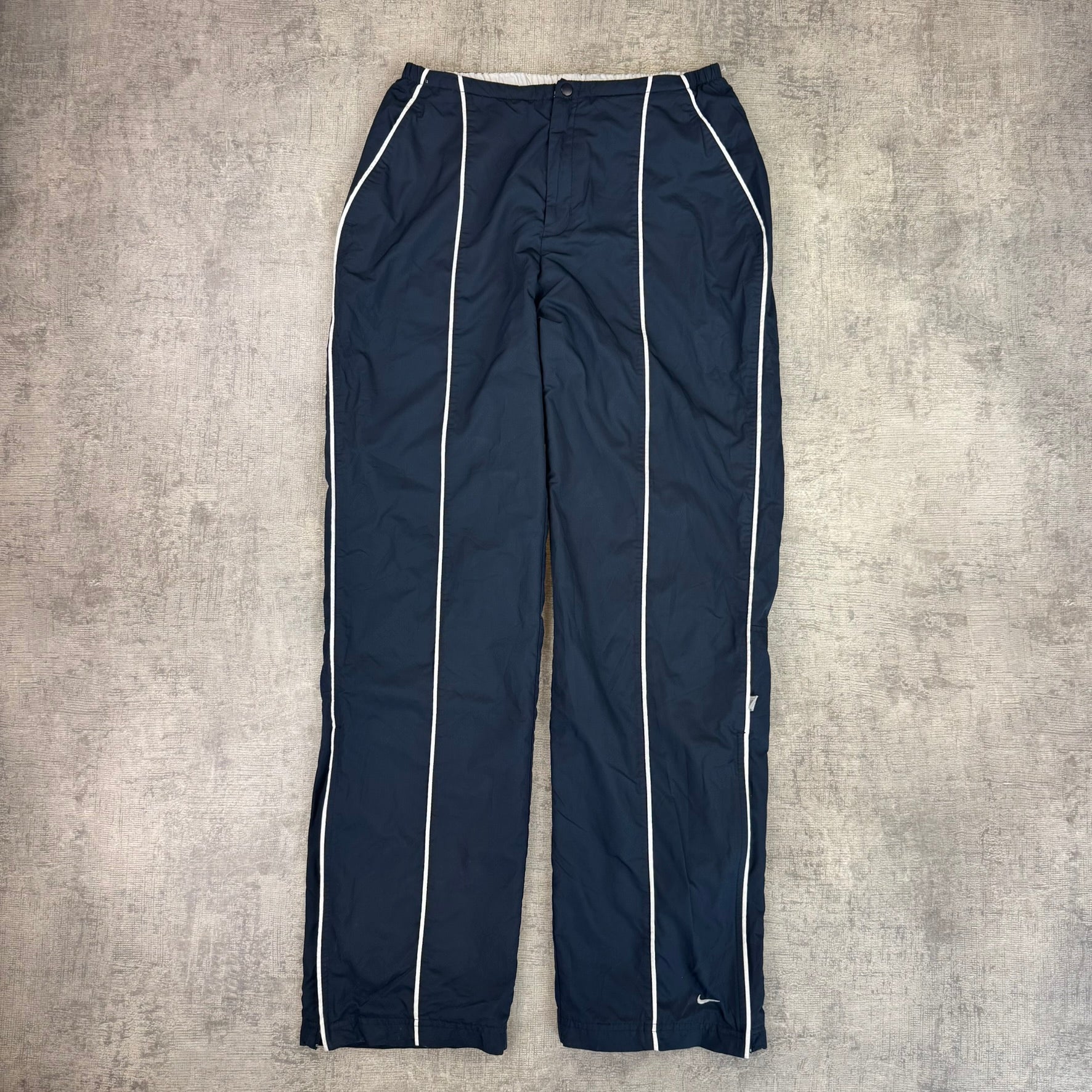 Vintage Nike Spray Pants - Women's Navy (S)