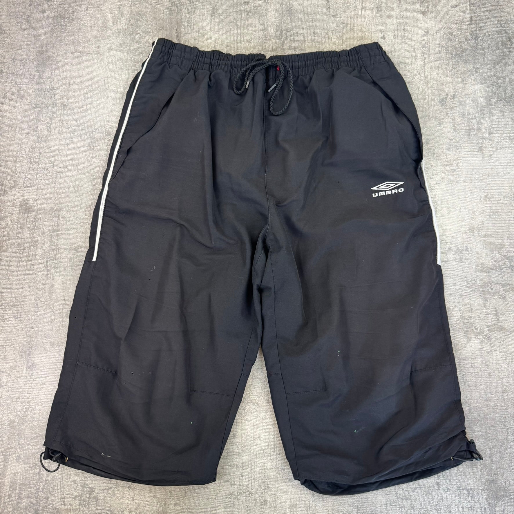 Vintage Umbro Spray Capris - Men's Black (M)