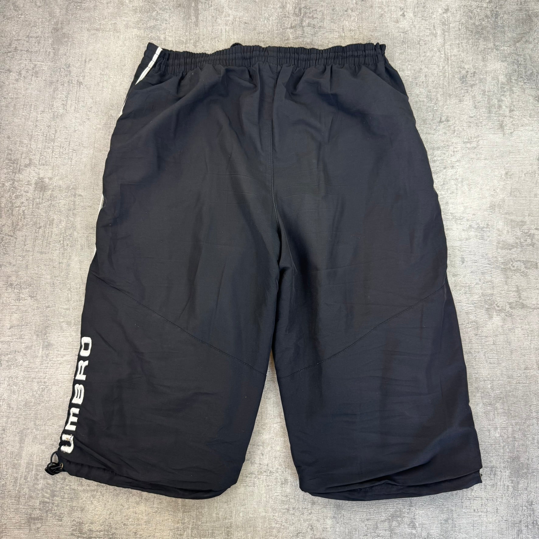 Vintage Umbro Spray Capris - Men's Black (M)