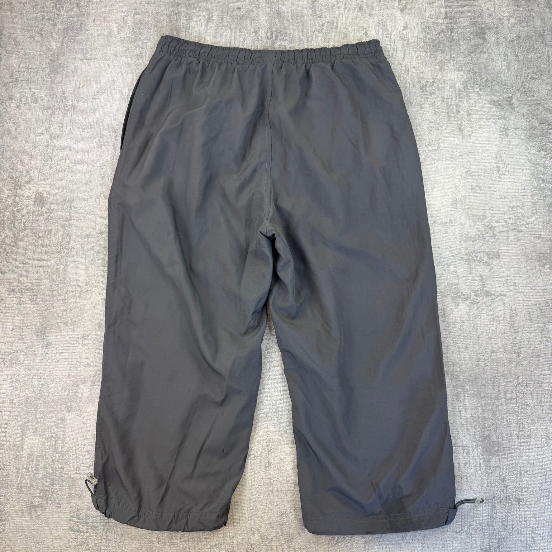 Vintage Reebok Spray Capris - Men's Grey (M)
