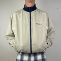 Vintage Reebok Spray Jacket - Men's Beige (M)