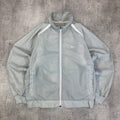 Vintage Nike Spray Jacket - Women's Grey (S)