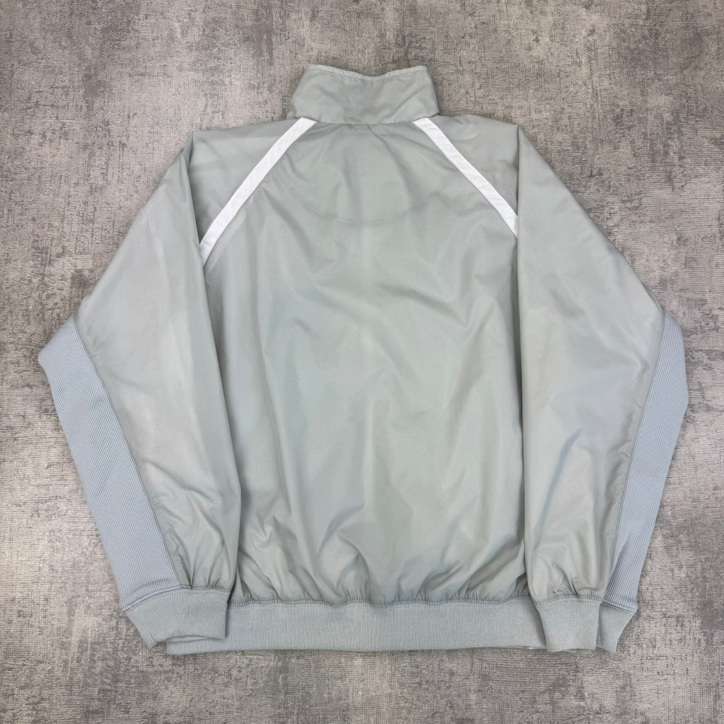 Vintage Nike Spray Jacket - Women's Grey (S)