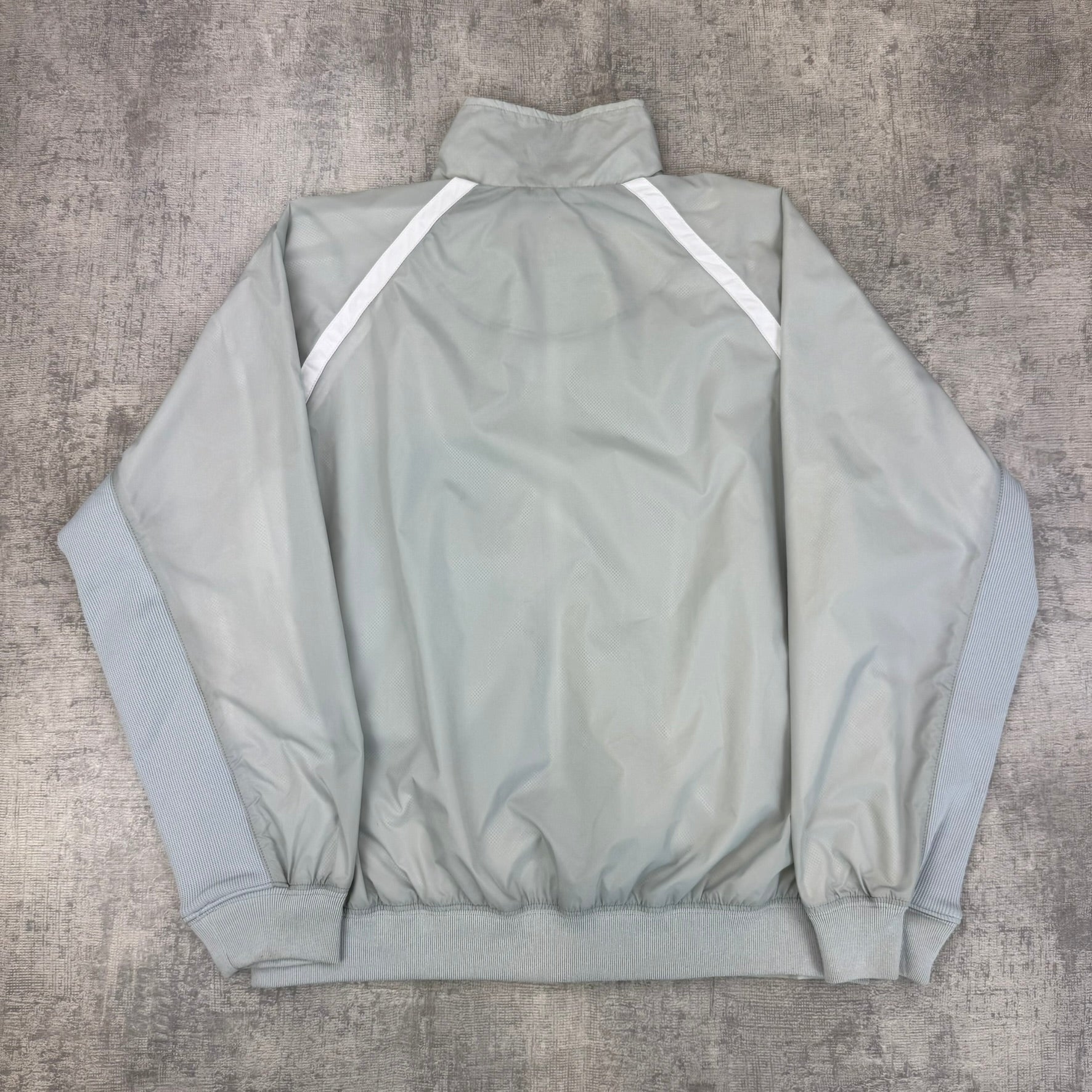 Vintage Nike Spray Jacket - Women's Grey (S)