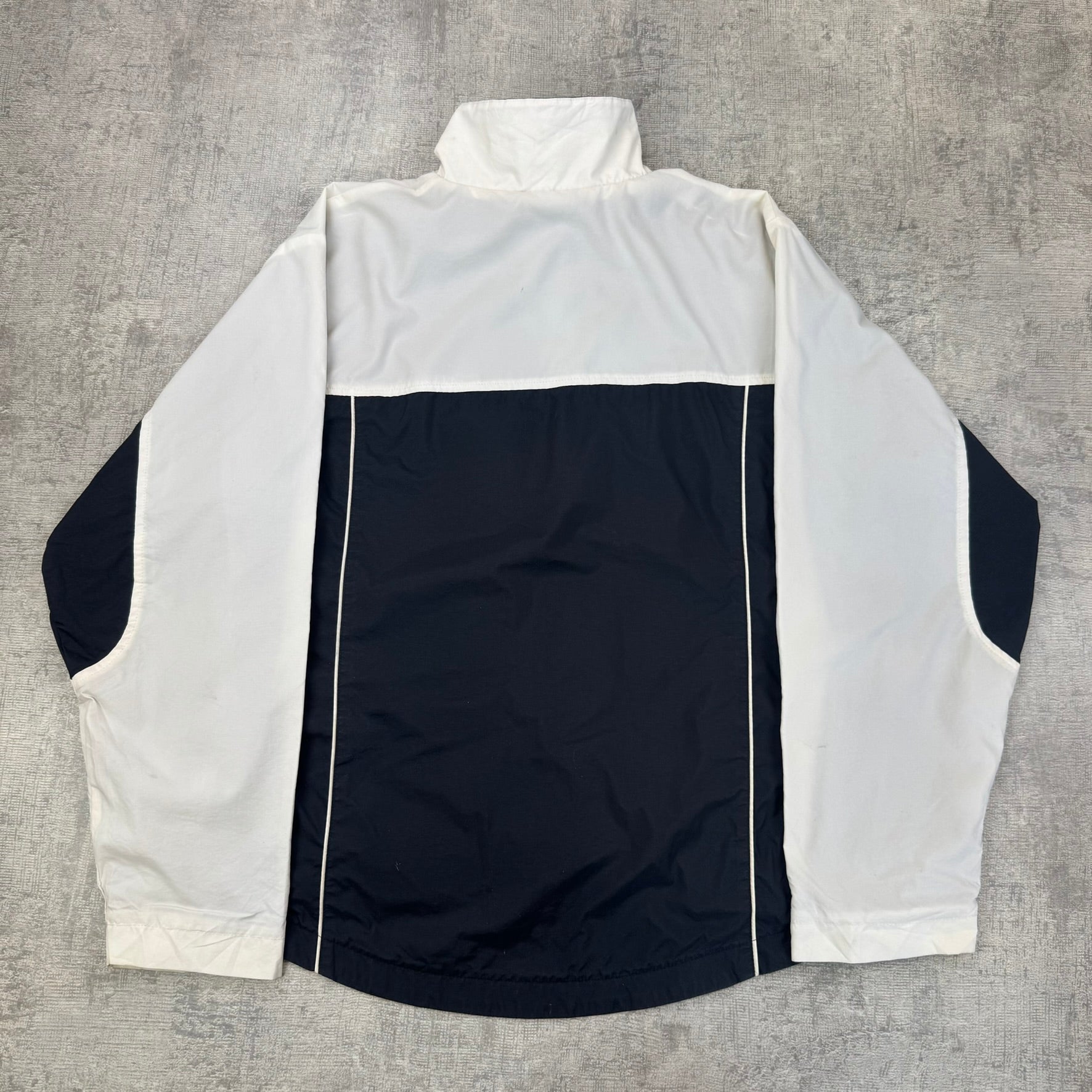 Vintage Nike Spray Jacket - Women's Black & White (M)