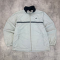 Vintage Nike Spray Jacket - Men's Grey (XL)