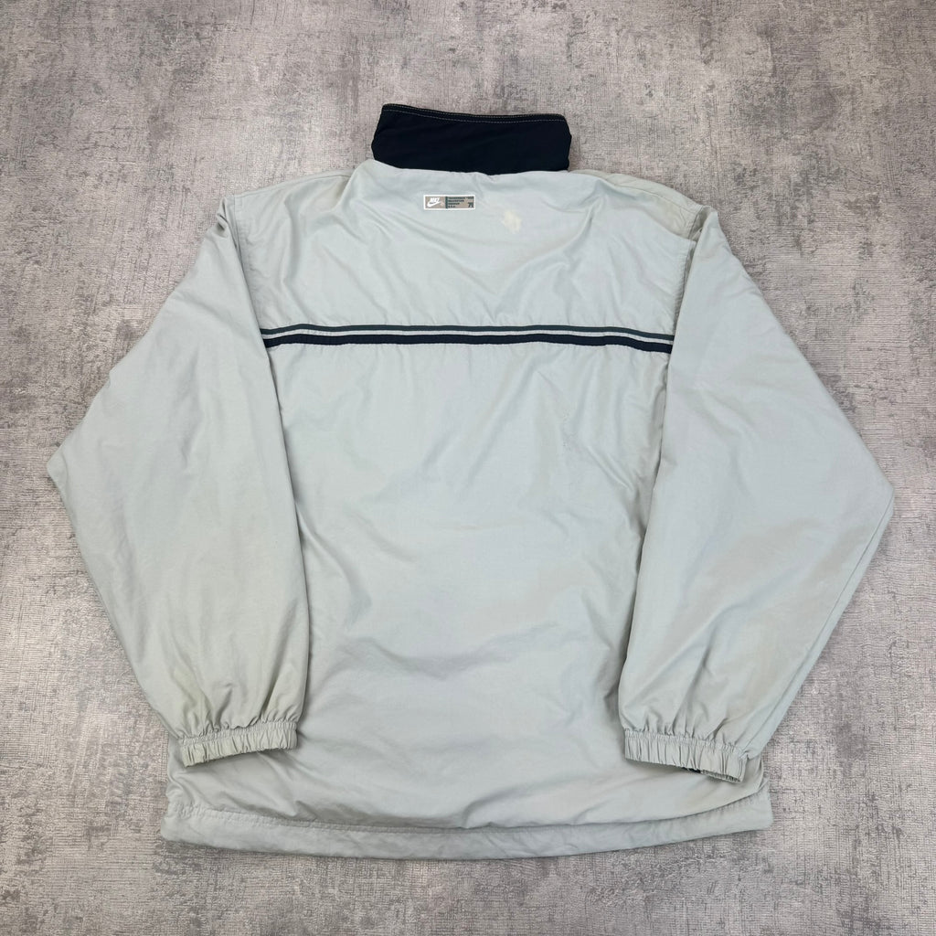 Vintage Nike Spray Jacket - Men's Grey (XL)