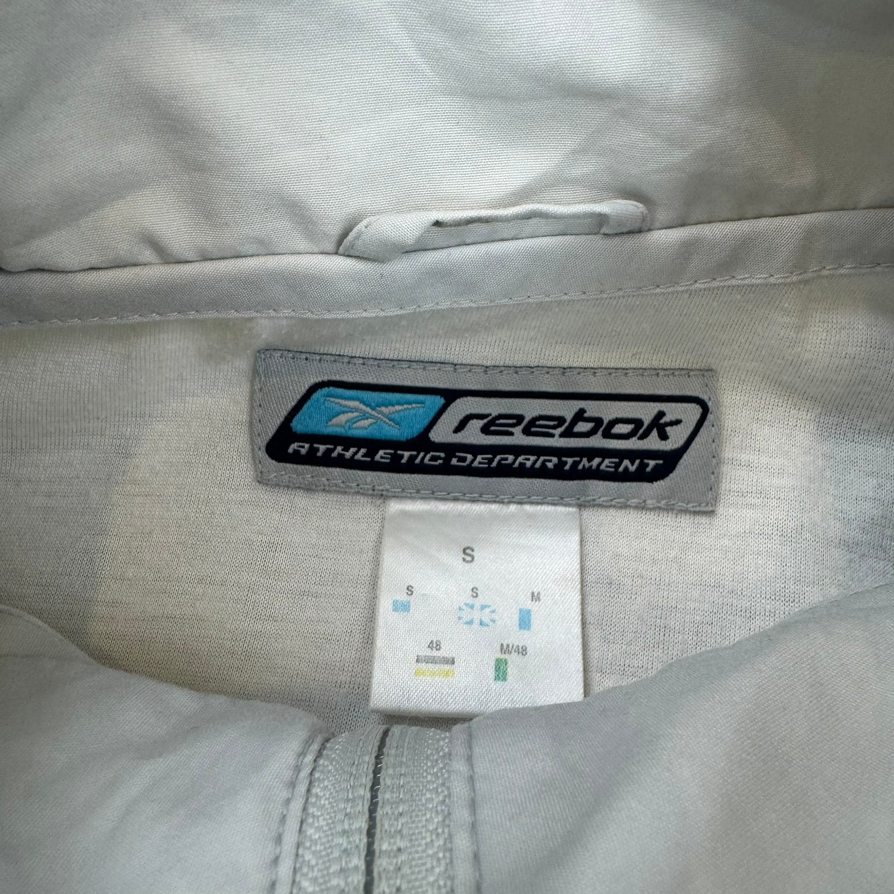 Vintage Reebok Spray Jacket - Men's Grey (S)