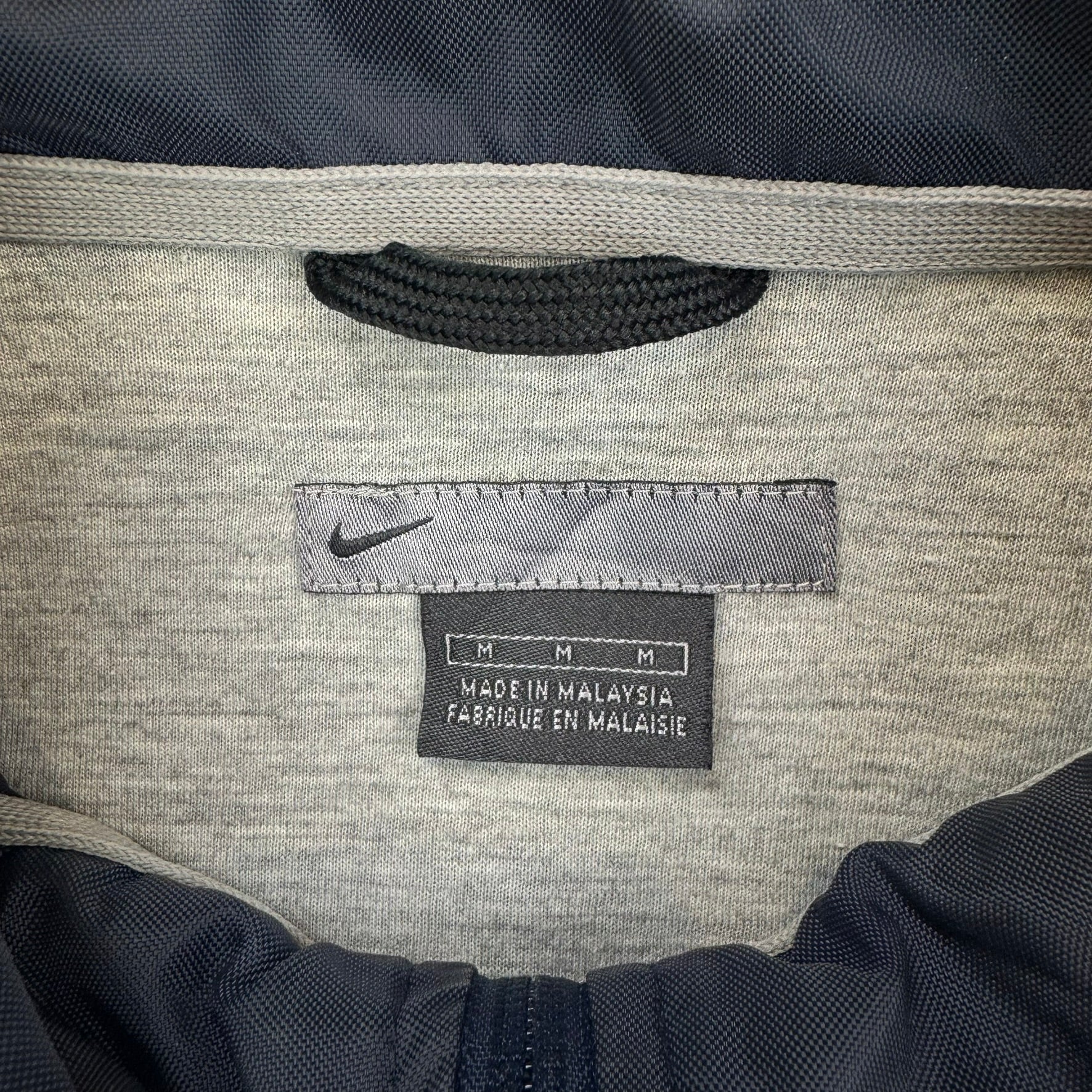 Vintage Nike Spray Jacket - Men's Navy Blue (M)