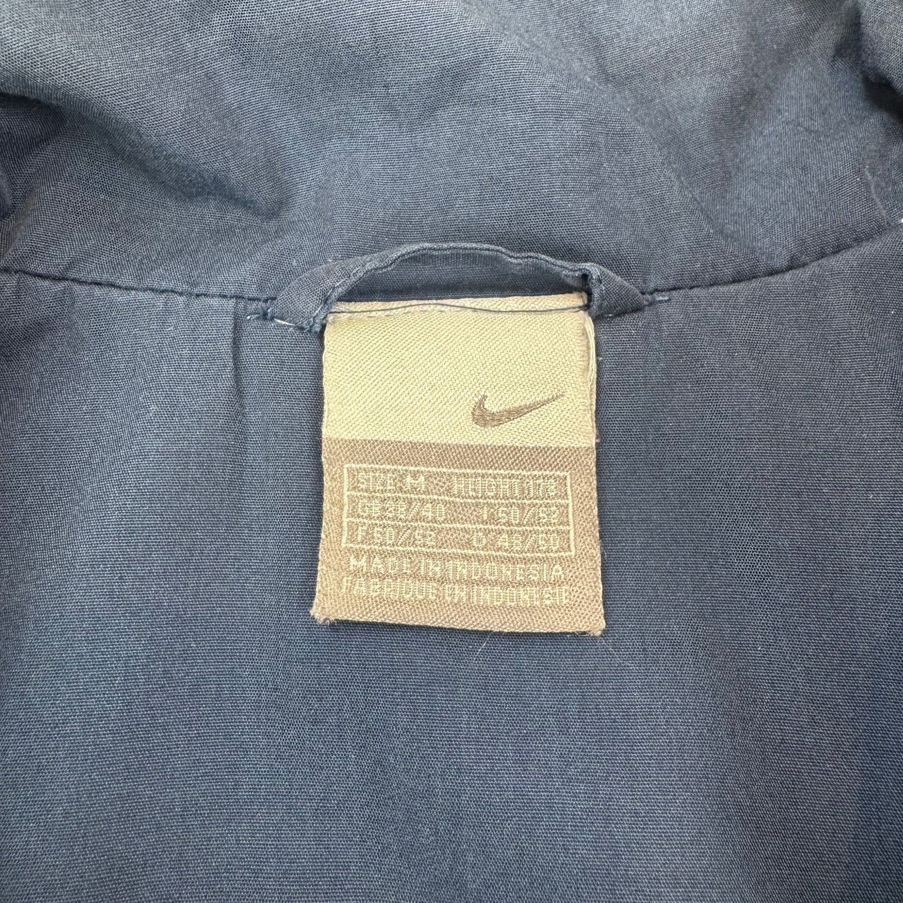 Vintage Nike Spray Jacket - Men's Navy & White (M)