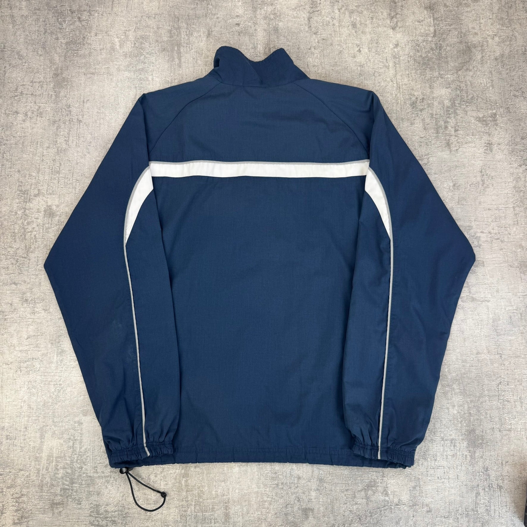 Vintage Nike Spray Jacket - Men's Navy & White (M)