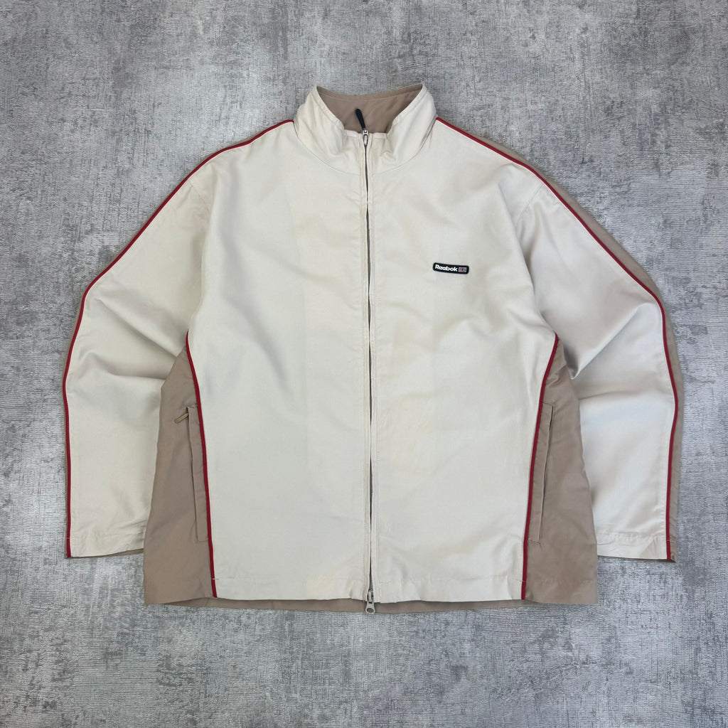 Vintage Reebok Spray Jacket - Women's Beige (L)