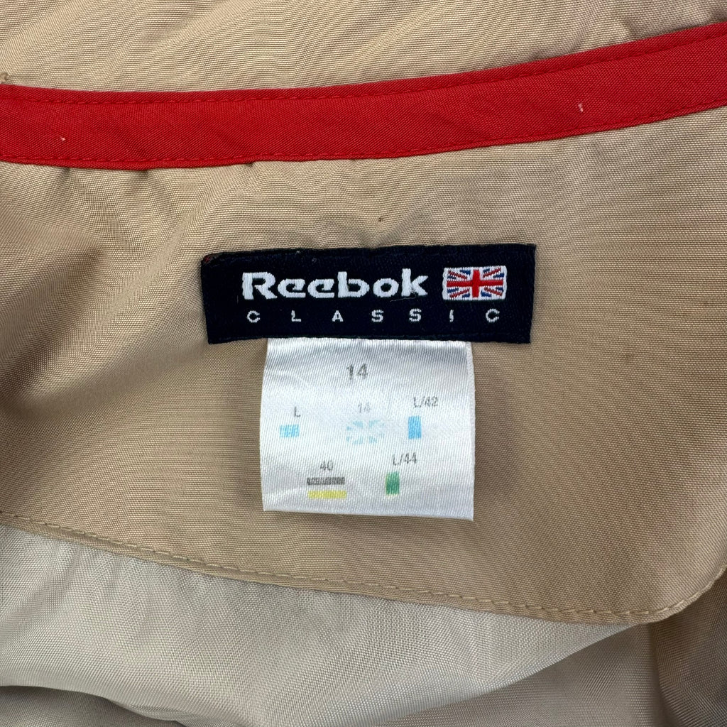 Vintage Reebok Spray Jacket - Women's Beige (L)