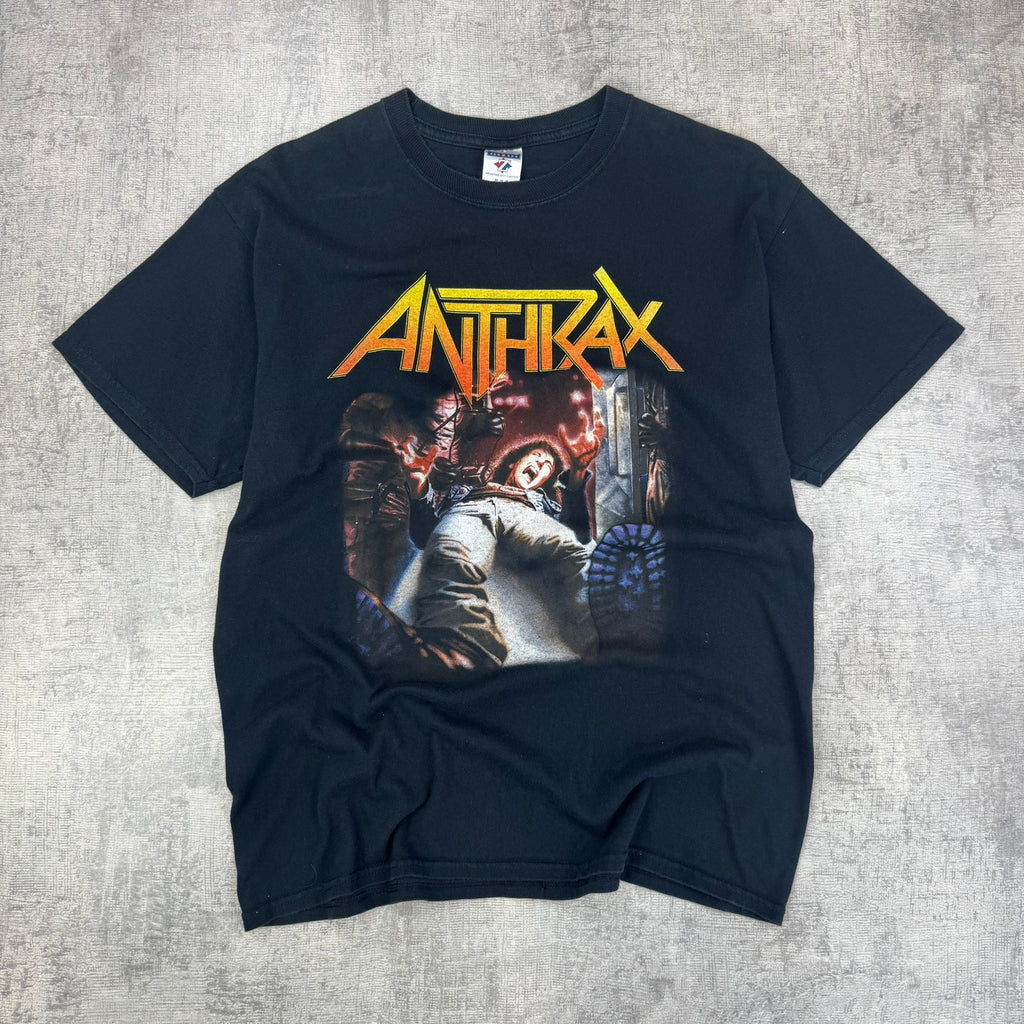 Vintage Anthrax Band T-Shirt - Men's Black (L)
