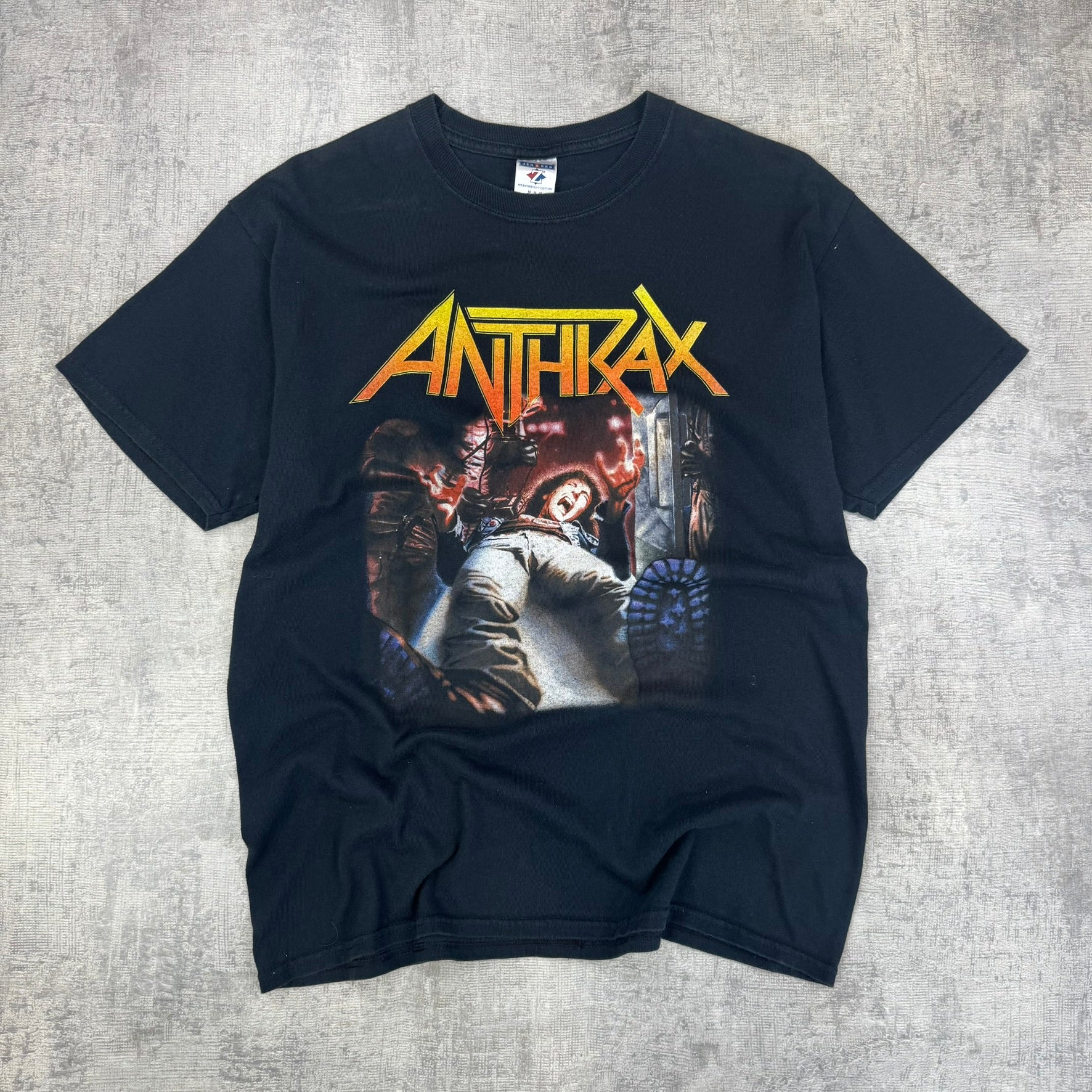 Vintage Anthrax Band T-Shirt - Men's Black (L)