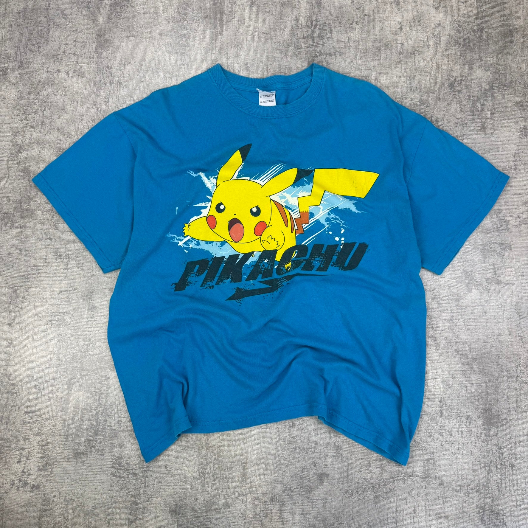 Vintage Pokemon T-Shirt - Men's Blue (XL)