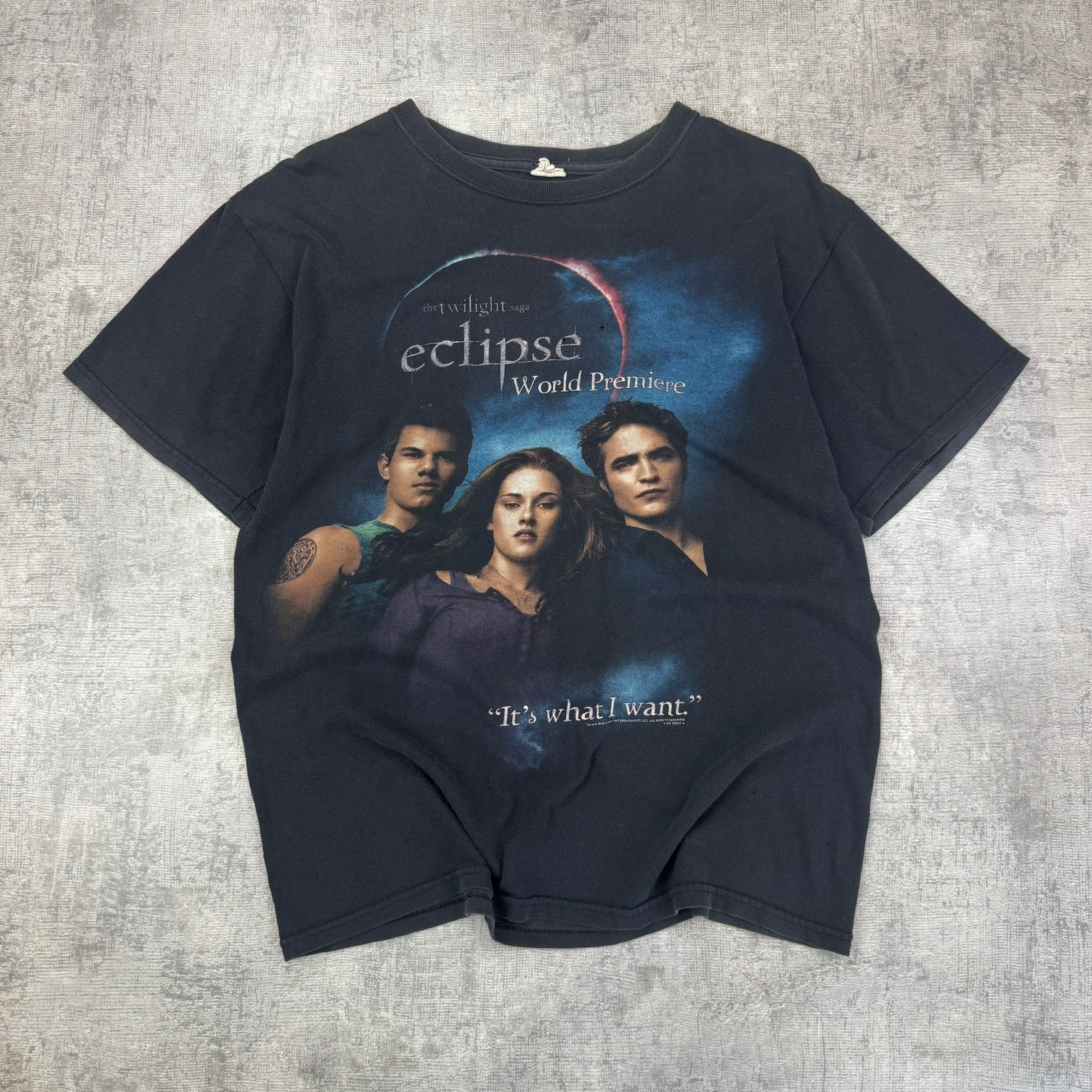 Vintage Twilight Movie T-Shirt - Men's Black (M)
