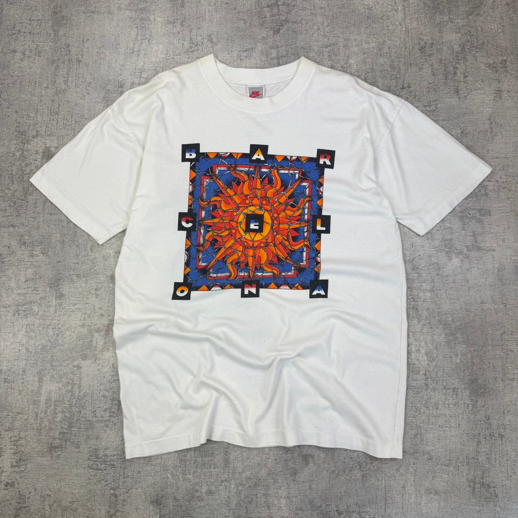Vintage Nike 1992 Olympic T-Shirt - Men's White (L)