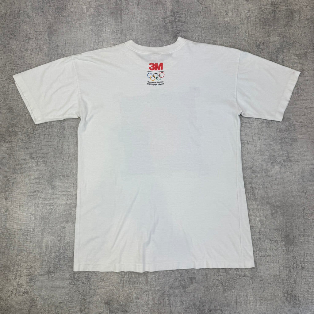 Vintage Nike 1992 Olympic T-Shirt - Men's White (L)