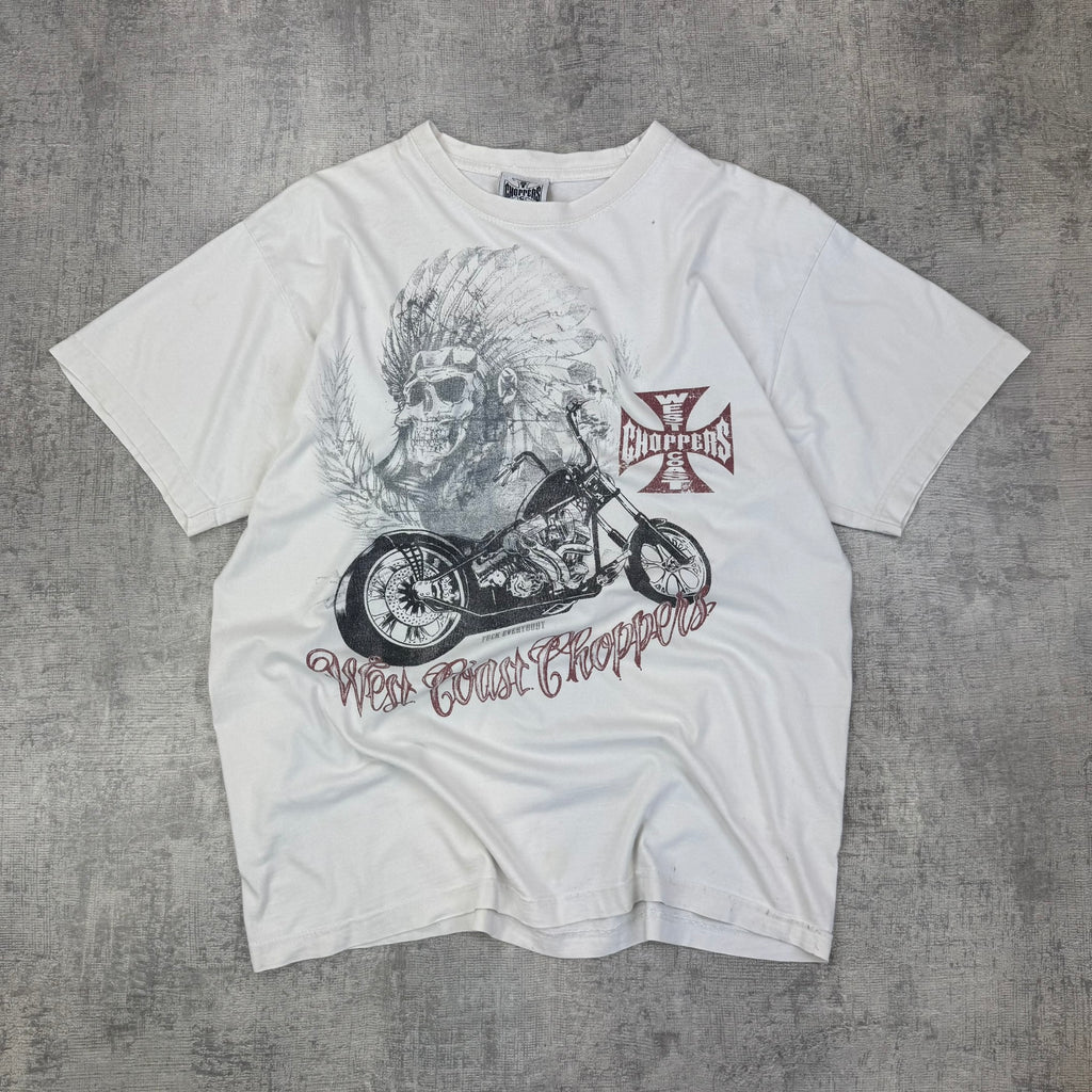 Y2K West Coast Choppers - Men's White (L)