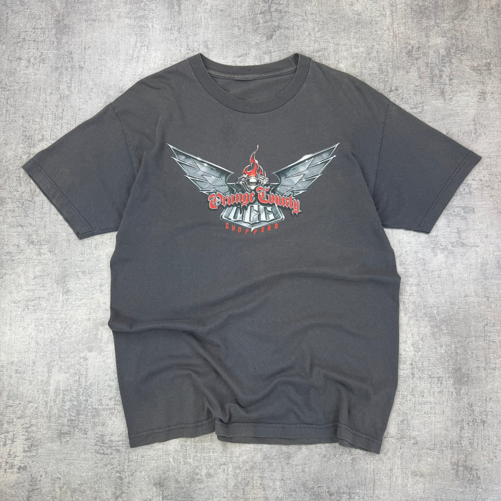 Vintage Y2K Orange County Choppers T-Shirt - Men's Grey (L)