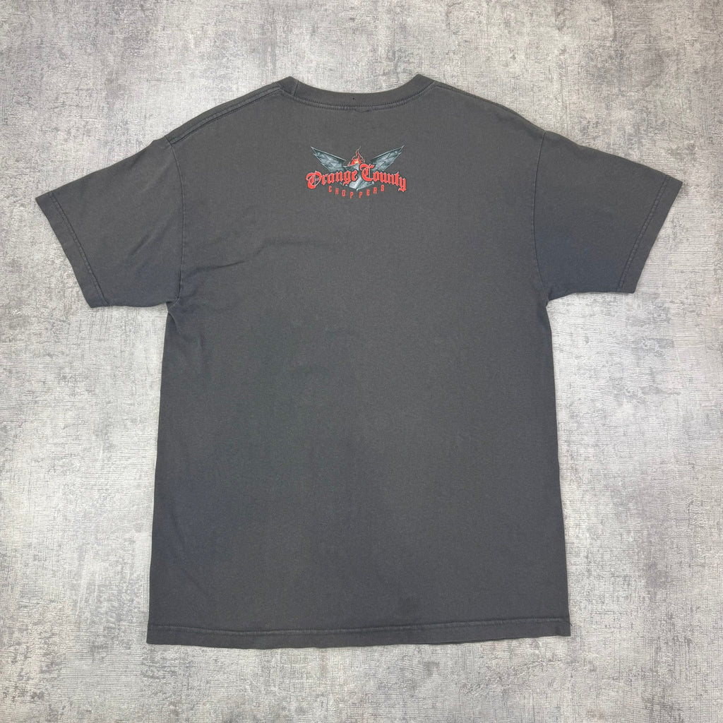 Vintage Y2K Orange County Choppers T-Shirt - Men's Grey (L)