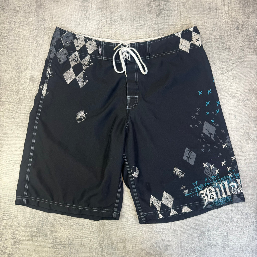Vintage Y2K Billabong Boardshort's - Men's Black (38)