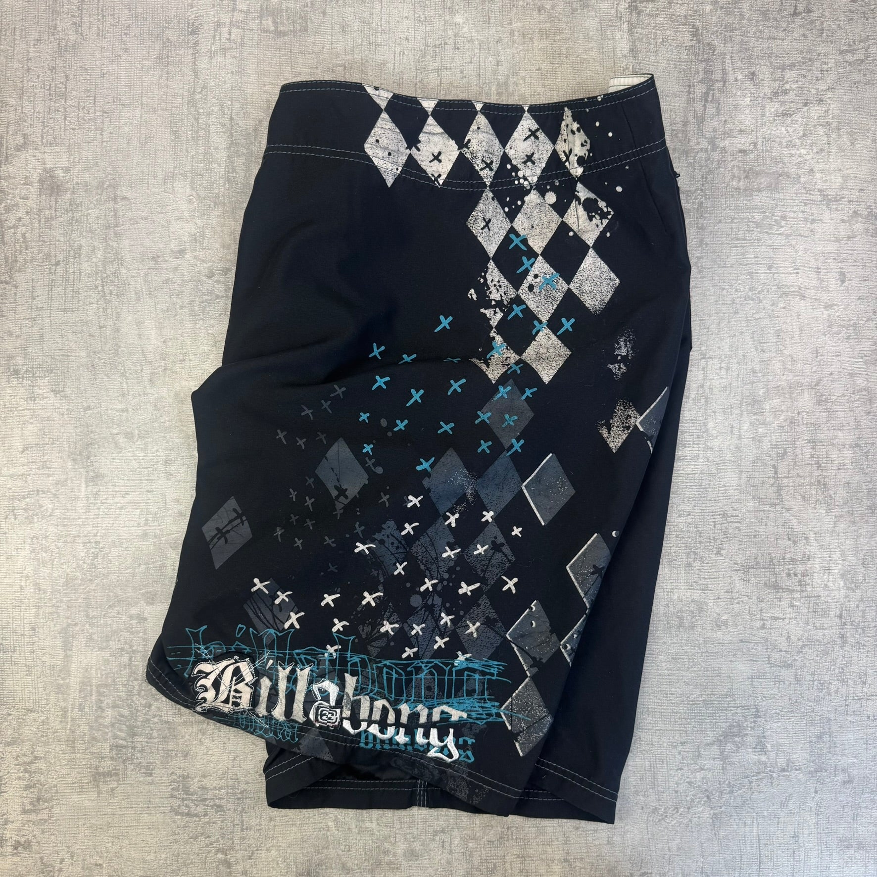 Vintage Y2K Billabong Boardshort's - Men's Black (38)