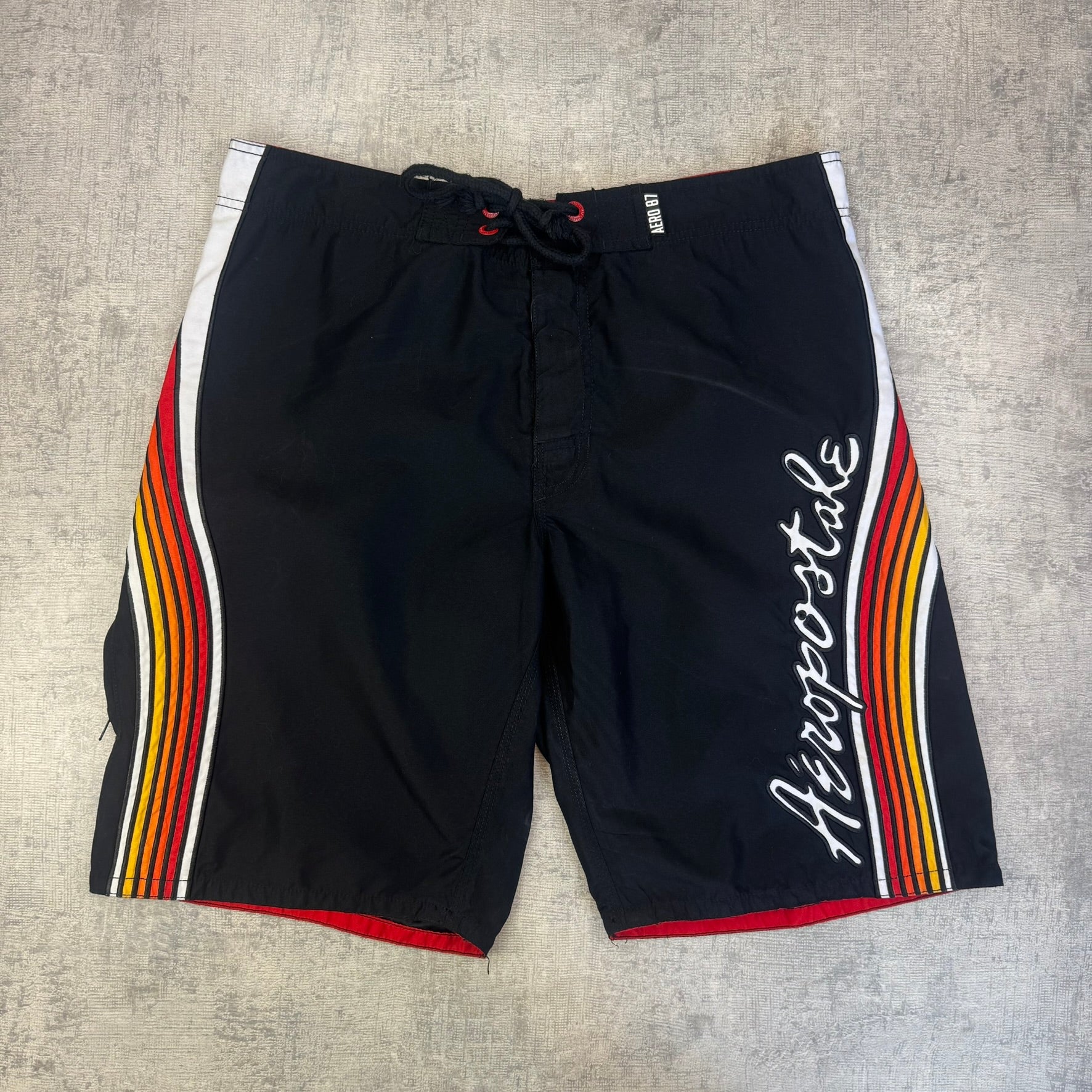 Vintage Y2K Aeropostale Boardshort's - Men's Black (36)