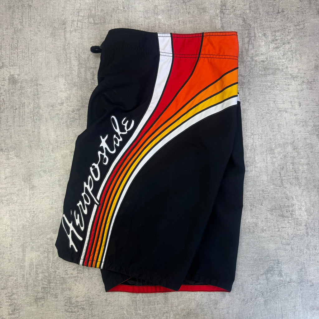 Vintage Y2K Aeropostale Boardshort's - Men's Black (36)