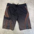 Vintage Y2K O'Neill Boardshorts - Men's Black & Grey (30)