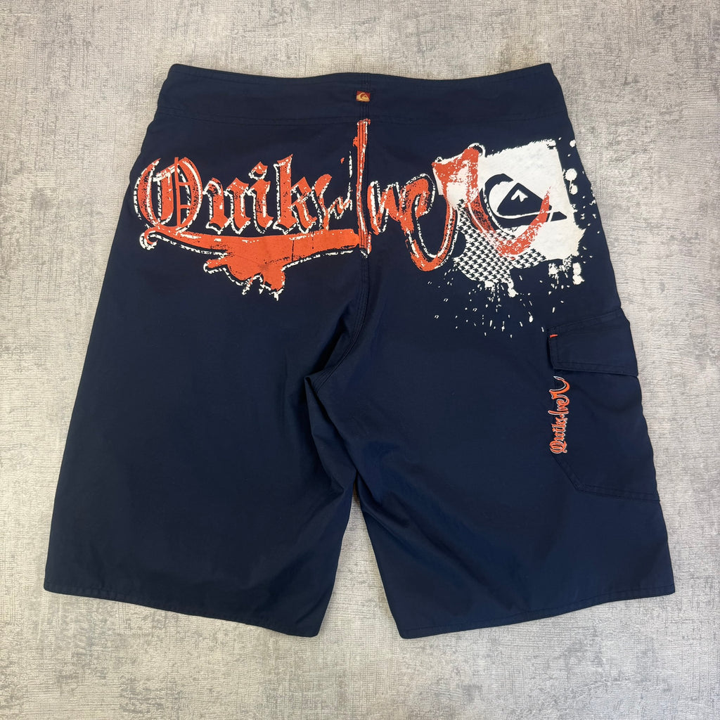 Vintage Y2K Quicksilver Boardshort's - Men's Navy (34)