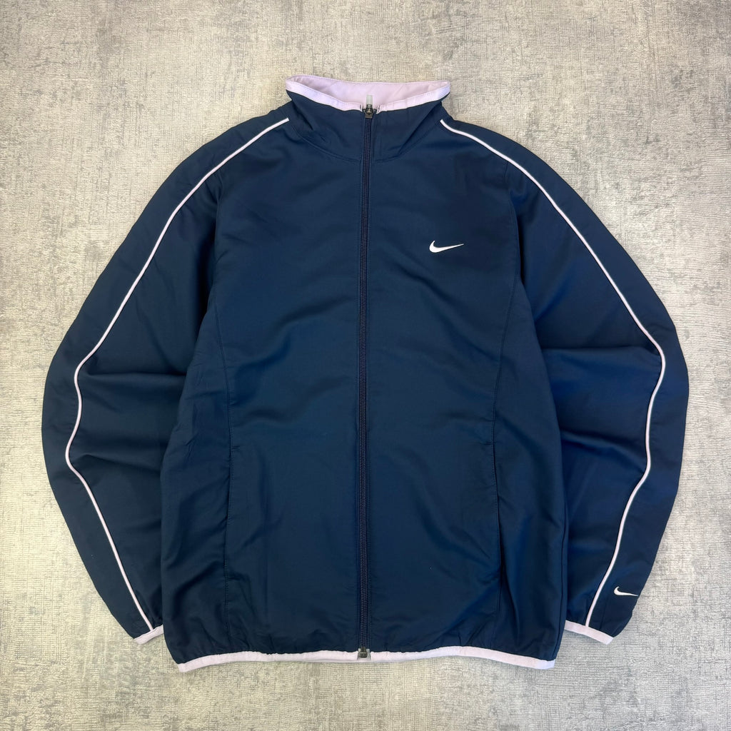 Vintage Nike Spray jacket - Women's Navy Blue (M)