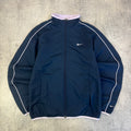 Vintage Nike Spray jacket - Women's Navy Blue (M)