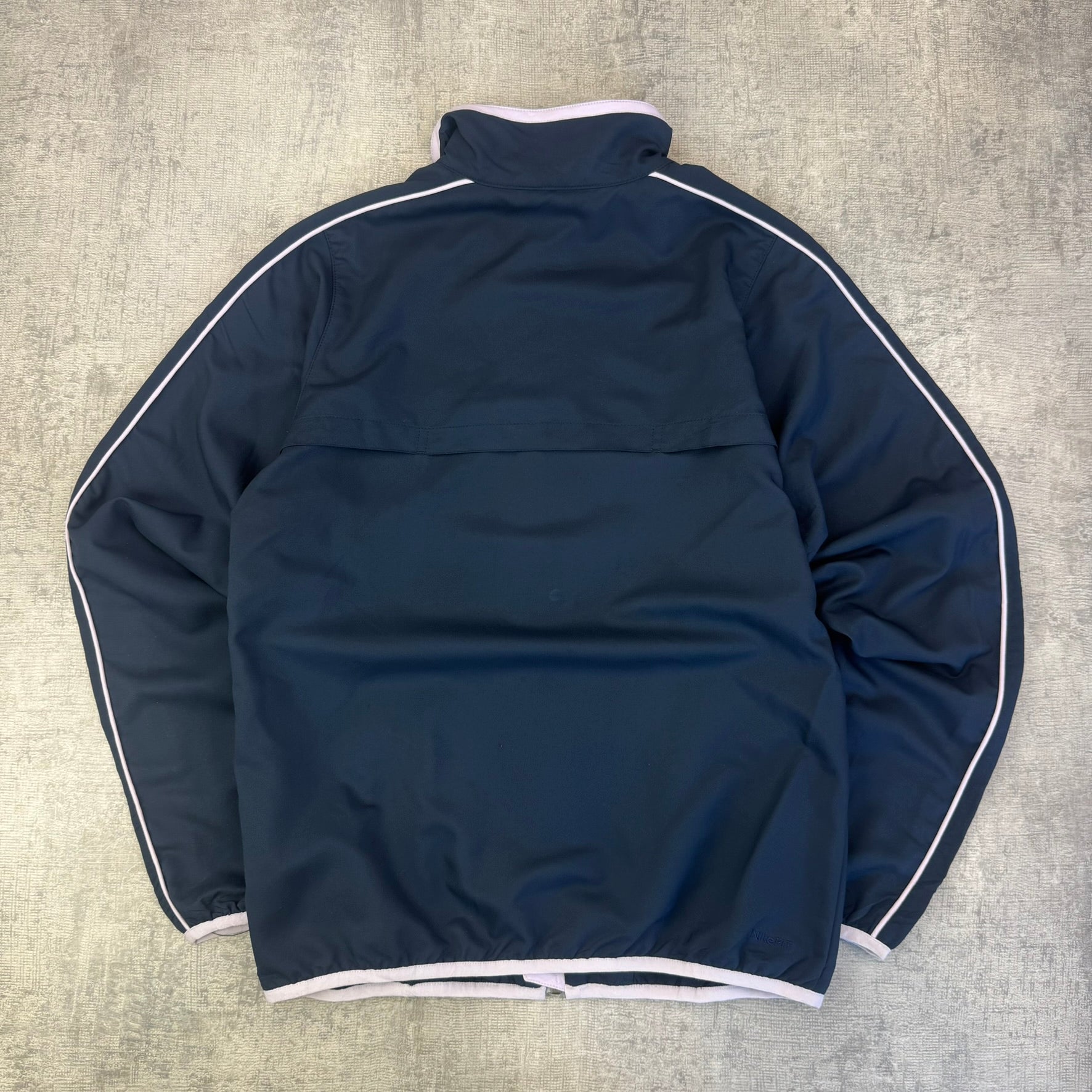 Vintage Nike Spray jacket - Women's Navy Blue (M)