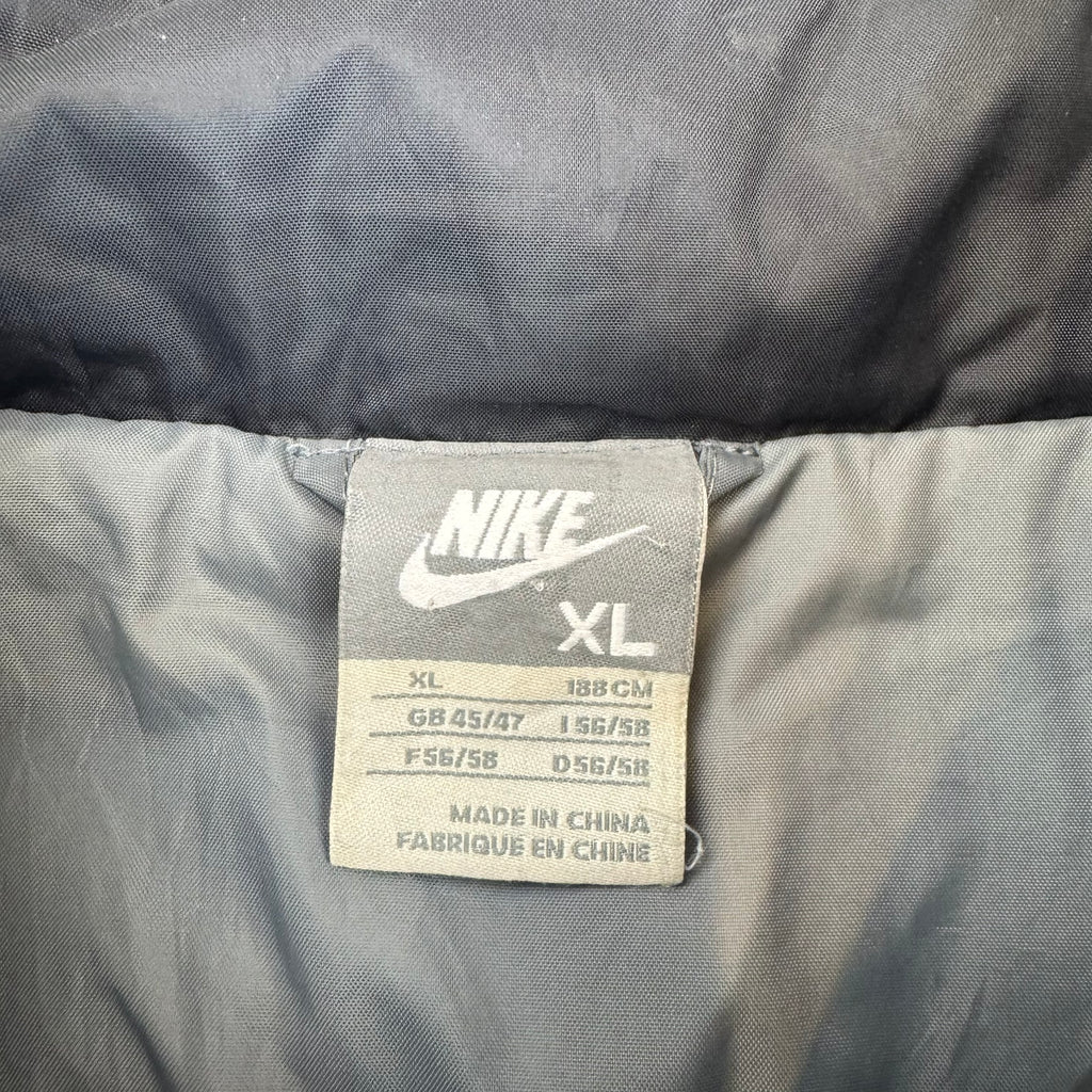 Vintage Nike Spray Jacket - Men's Grey (XL)