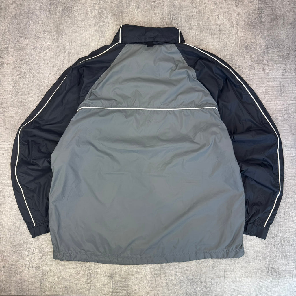 Vintage Nike Spray Jacket - Men's Grey (XL)