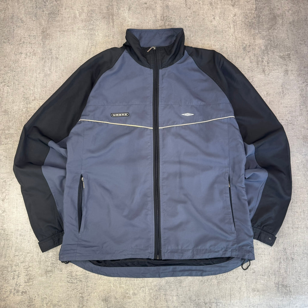 Vintage Umbro Spray Jacket - Women's Grey (M-L)