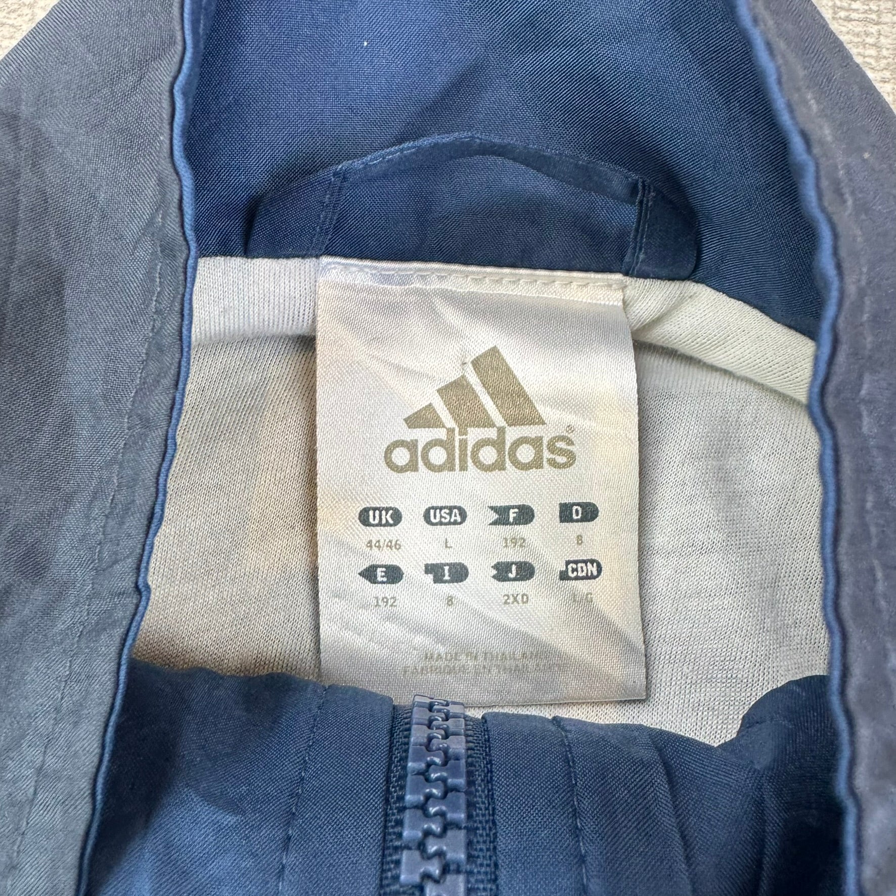 Vintage Adidas Spray Jacket - Men's Purple (L)