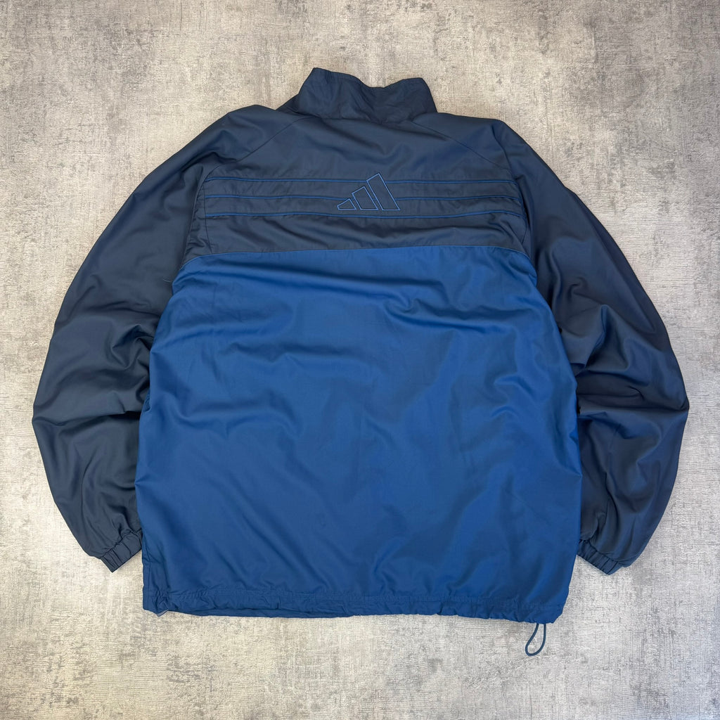 Vintage Adidas Spray Jacket - Men's Purple (L)