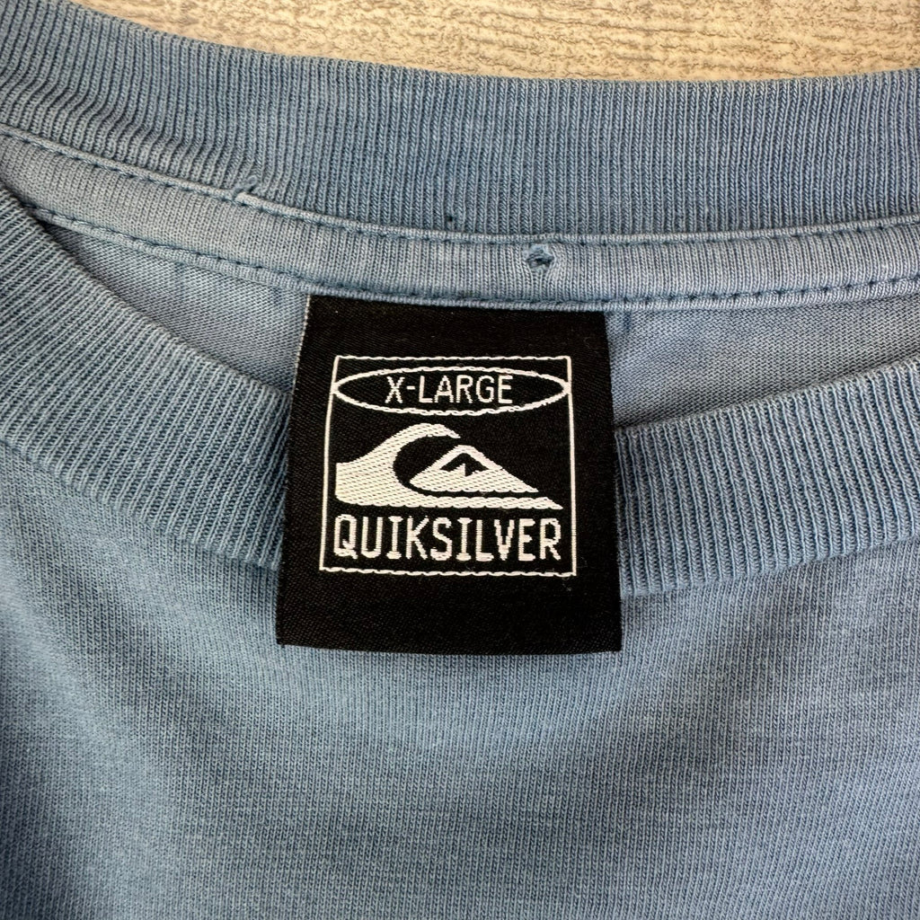 Vintage 90's Quicksilver T-Shirt - Men's Blue (XL)