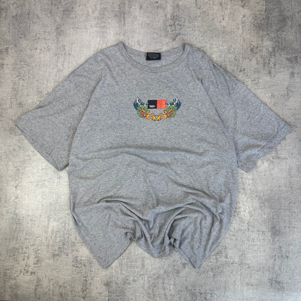 Vintage Mossimo Flame T-Shirt - Men's Grey (L)