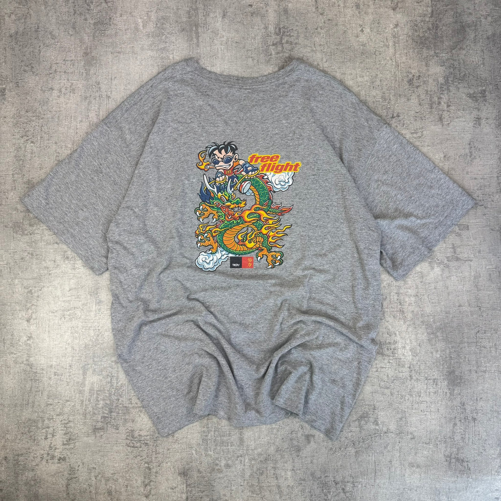 Vintage Mossimo Flame T-Shirt - Men's Grey (L)