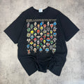 Vintage 90's Drunk Degenerate T-Shirt - Men's Black (XL)