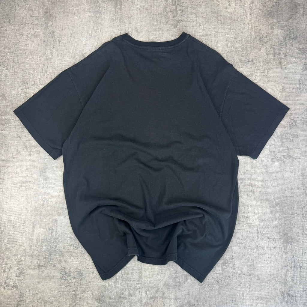 Vintage 90's Drunk Degenerate T-Shirt - Men's Black (XL)