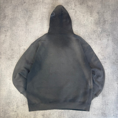 Vintage Bad Boy Fader Hoodie - Men's Grey (L)
